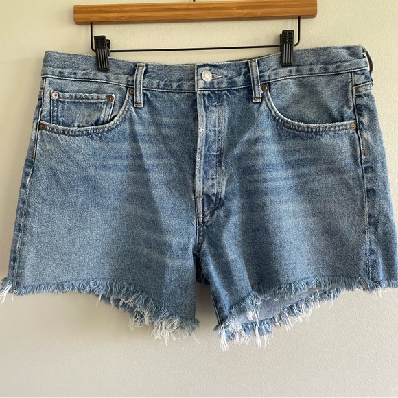 Agolde Women's Parker Long Vintage Cutoff Short Size 32 - Picture 1 of 15
